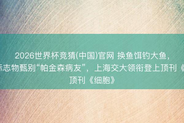 2026世界杯竞猜(中国)官网 换鱼饵钓大鱼，全新标志物甄别“帕金森病友”，上海交大领衔登上顶刊《细胞》