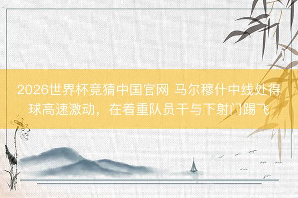 2026世界杯竞猜中国官网 马尔穆什中线处得球高速激动，在着重队员干与下射门踢飞